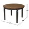 International Concepts Round 44 in Round Top Dining Table with 4 Slatback Chairs, Hickory/Washed Coal, 44 in W, 44 in L K45-144R-C65-4 - alternate 6